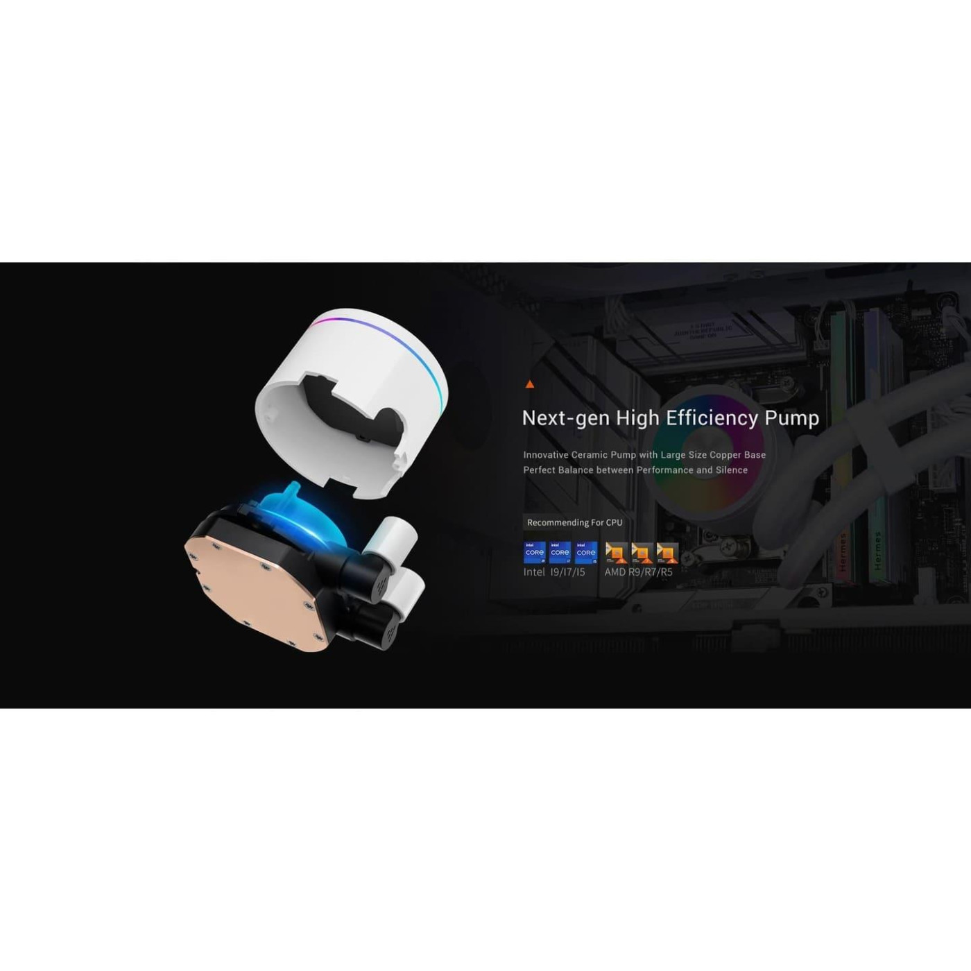 СВО PcCooler PсCOOLER DA360 PRO ARGB White (DA360Pro-WHAWXX-GL)