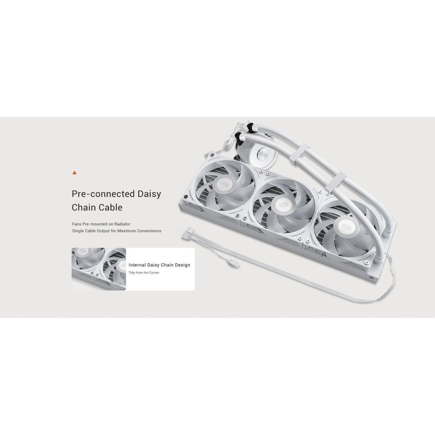 СВО PcCooler PсCOOLER DA360 PRO ARGB White (DA360Pro-WHAWXX-GL)