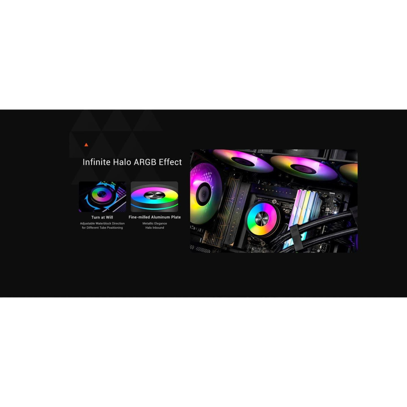 СВО PcCooler PсCOOLER DA360 PRO ARGB Black (DA360Pro-BKAWXX -GL)