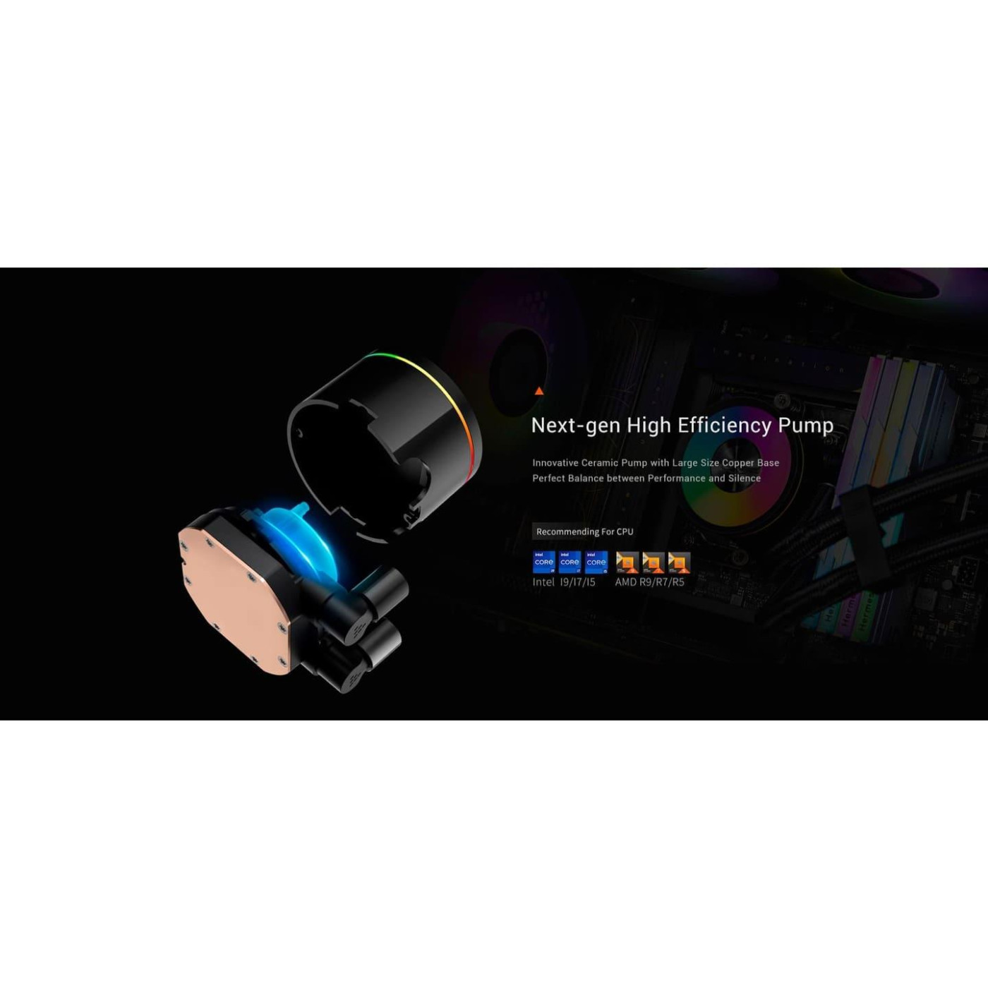 СВО PcCooler PсCOOLER DA360 PRO ARGB Black (DA360Pro-BKAWXX -GL)