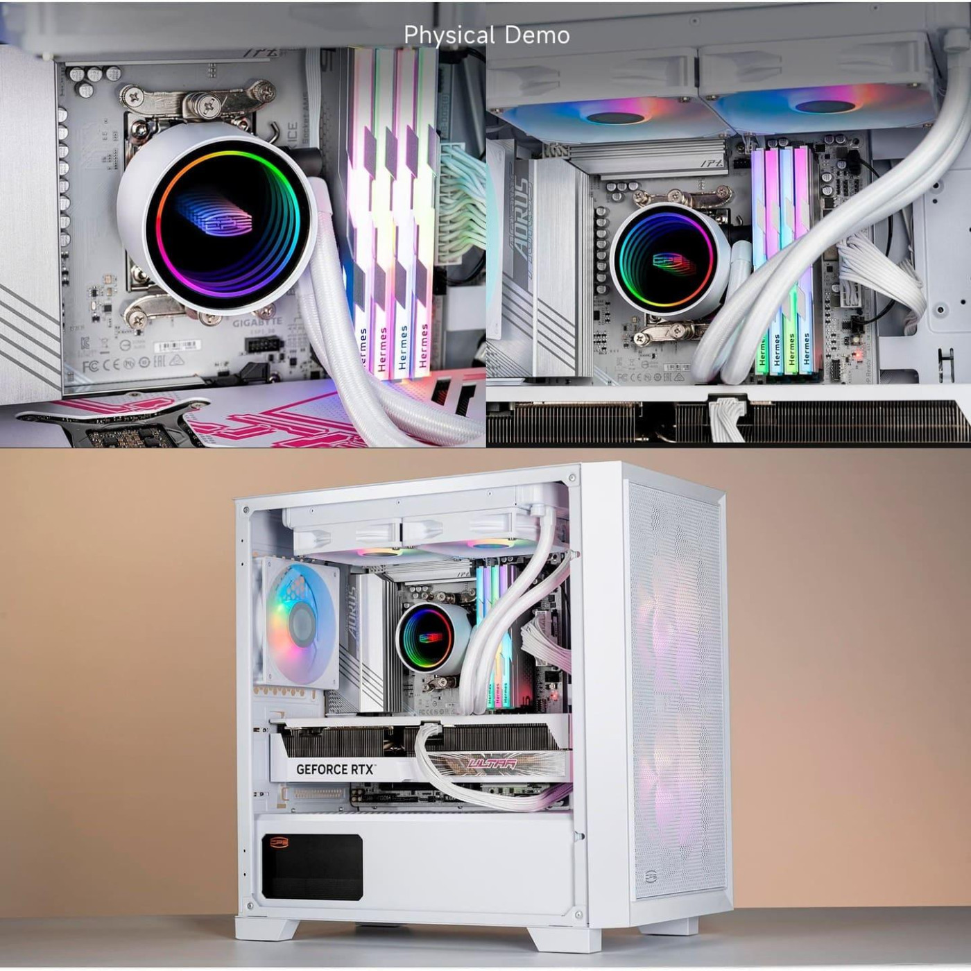 СВО PcCooler DA240 ARGB White (DA240-WHAWXX-GL)