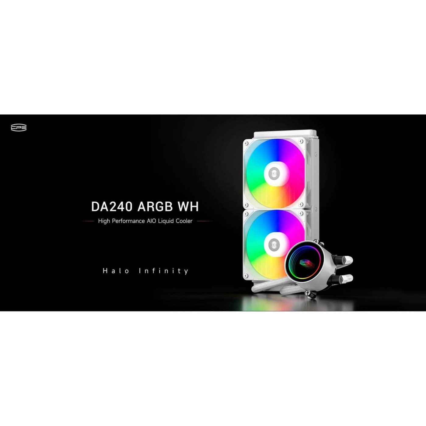 СВО PcCooler DA240 ARGB White (DA240-WHAWXX-GL)