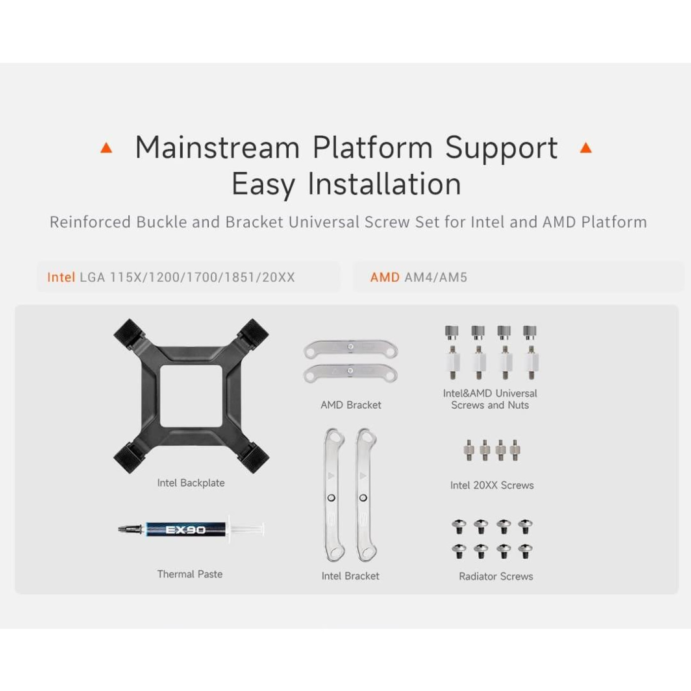 СВО PcCooler DA240 ARGB White (DA240-WHAWXX-GL)