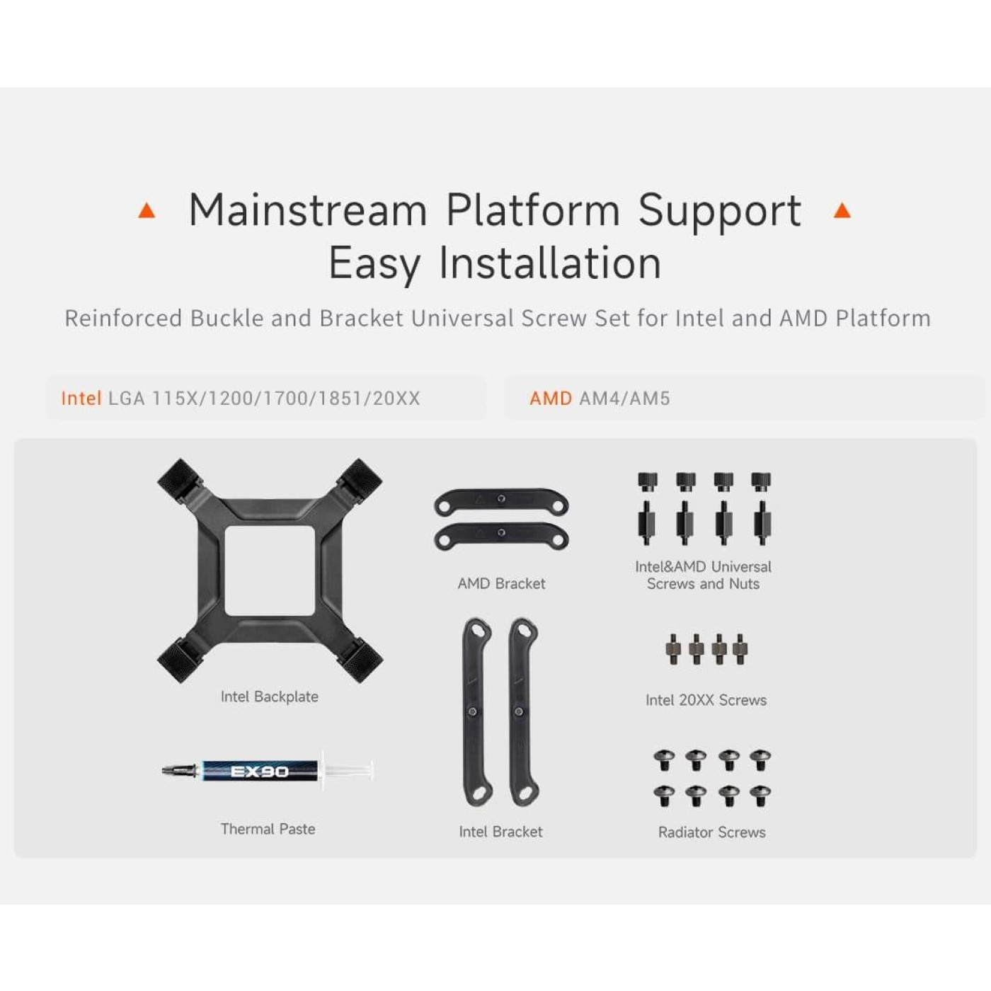 СВО PcCooler DA240 ARGB Black (DA240-BKAWXX-GL)