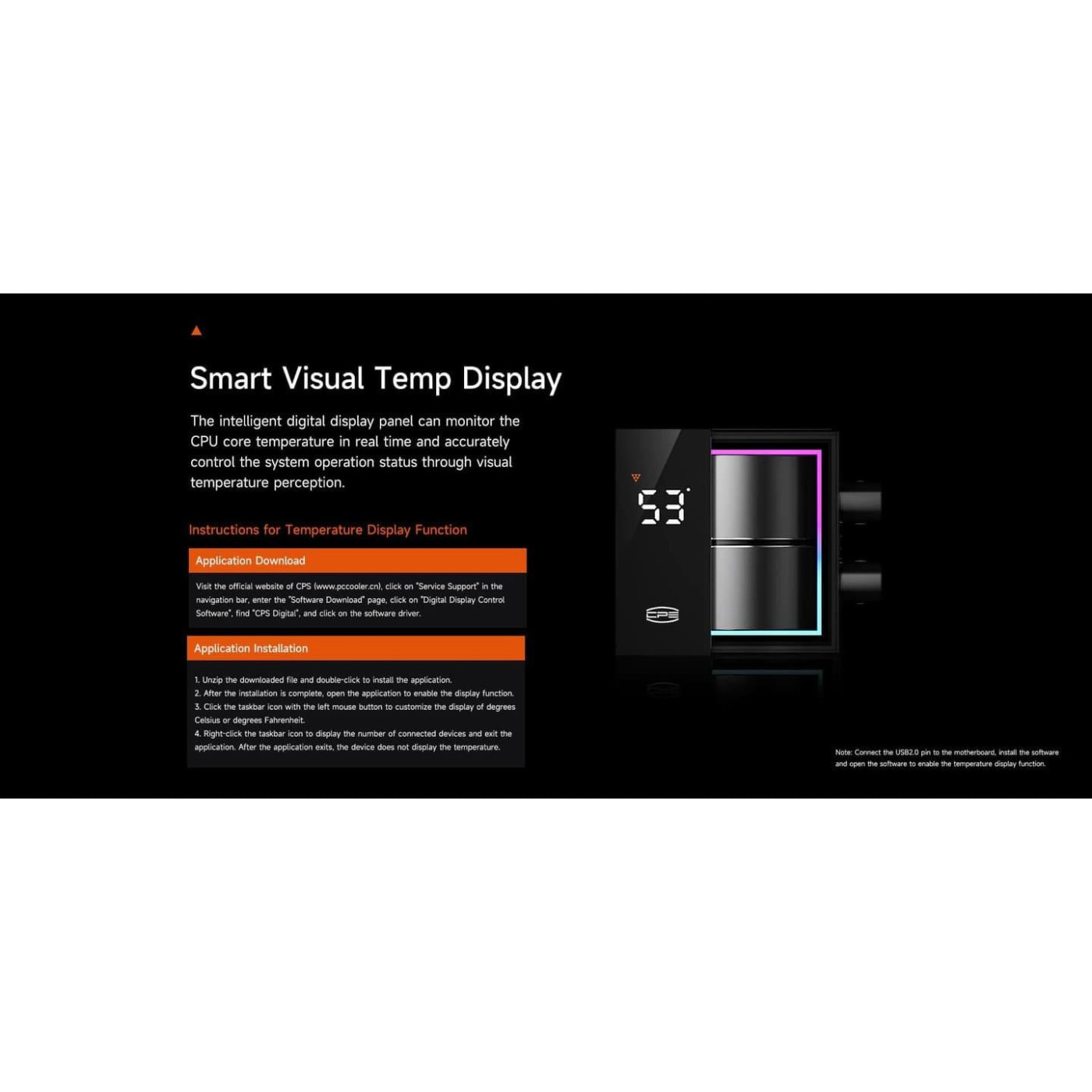 СВО PcCooler PсCOOLER DS360 PRO Digital Black (D7-S360WBKN-GL)