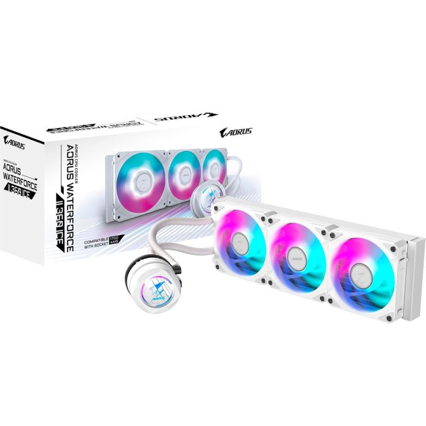 СВО Gigabyte AORUS WATERFORCE II 360 ICE (AORUS WATERFORCE II 360 ICE) Б/у