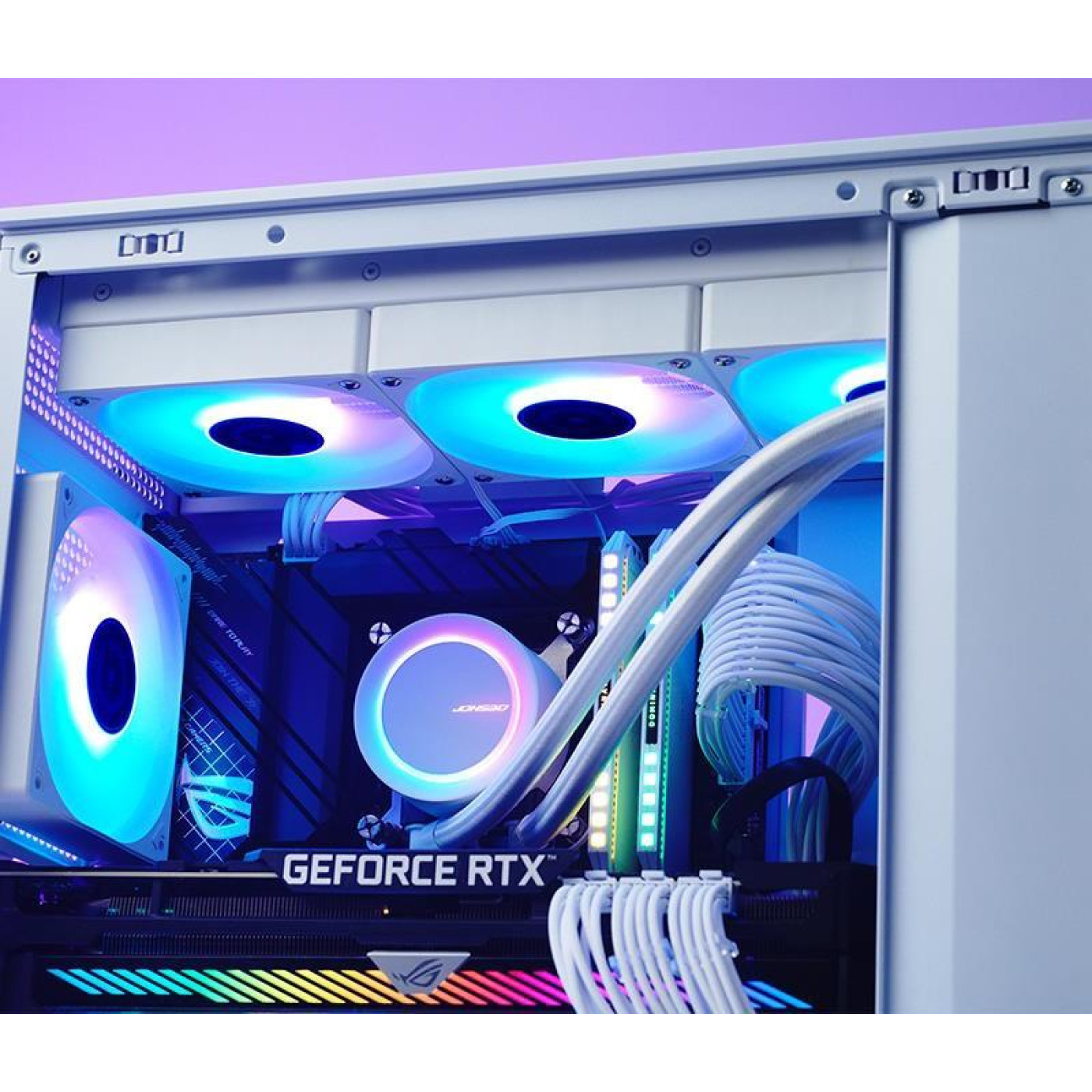 СВО Jonsbo TG-240 White (Intel LGA1700/1200/115X/2011; AMD AM4/AM5/4PIN PWM) (TG-240 White)