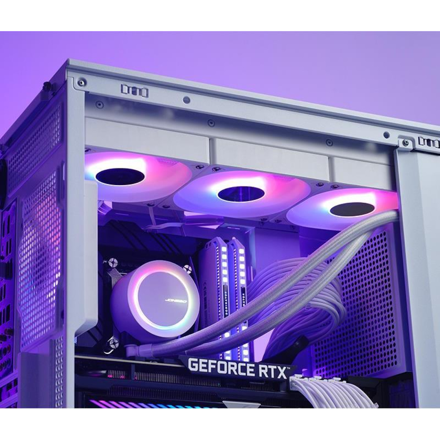 СВО Jonsbo TG-240 White (Intel LGA1700/1200/115X/2011; AMD AM4/AM5/4PIN PWM) (TG-240 White)