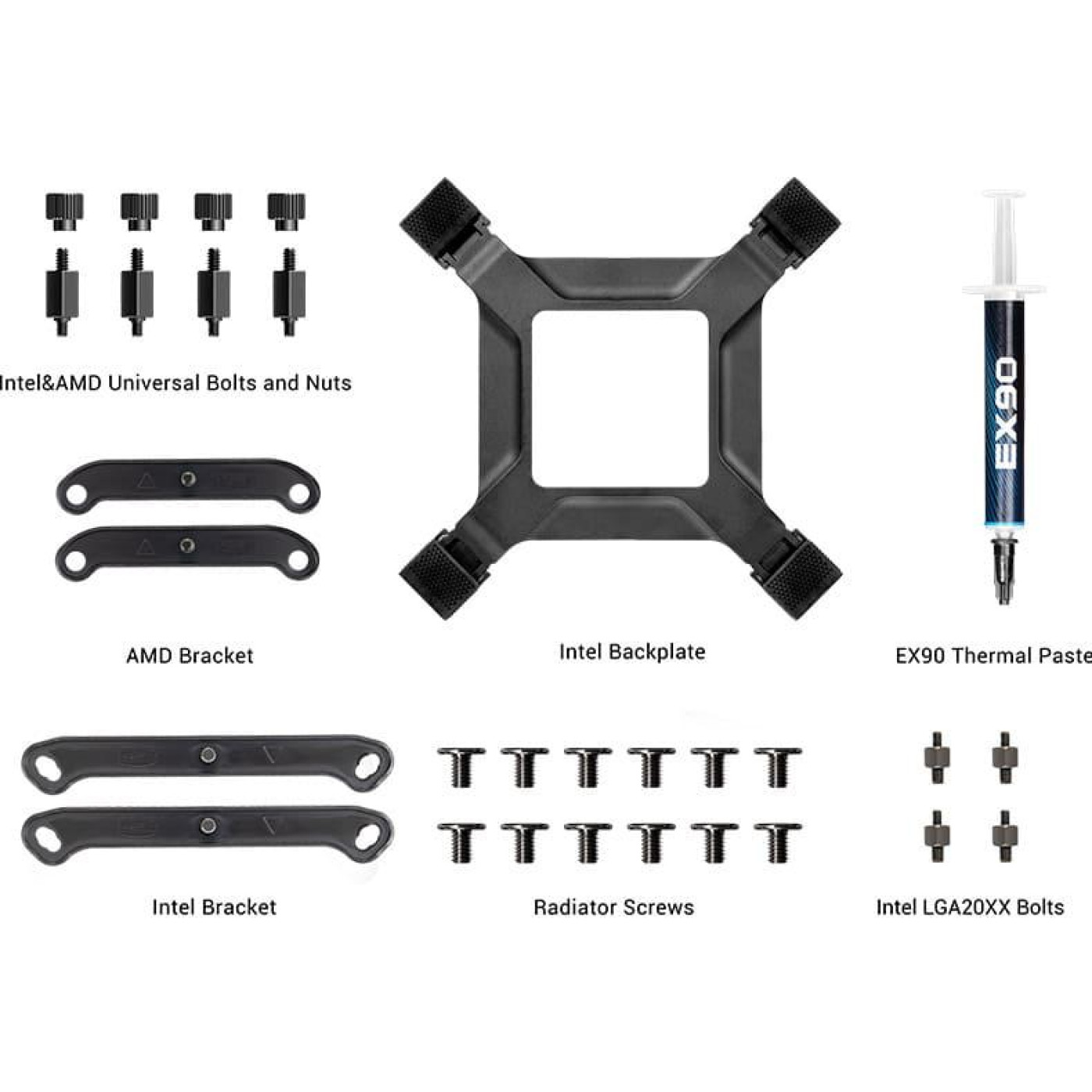 СВО PcCooler PсCOOLER DA360 PRO ARGB Black (DA360Pro-BKAWXL-GL)