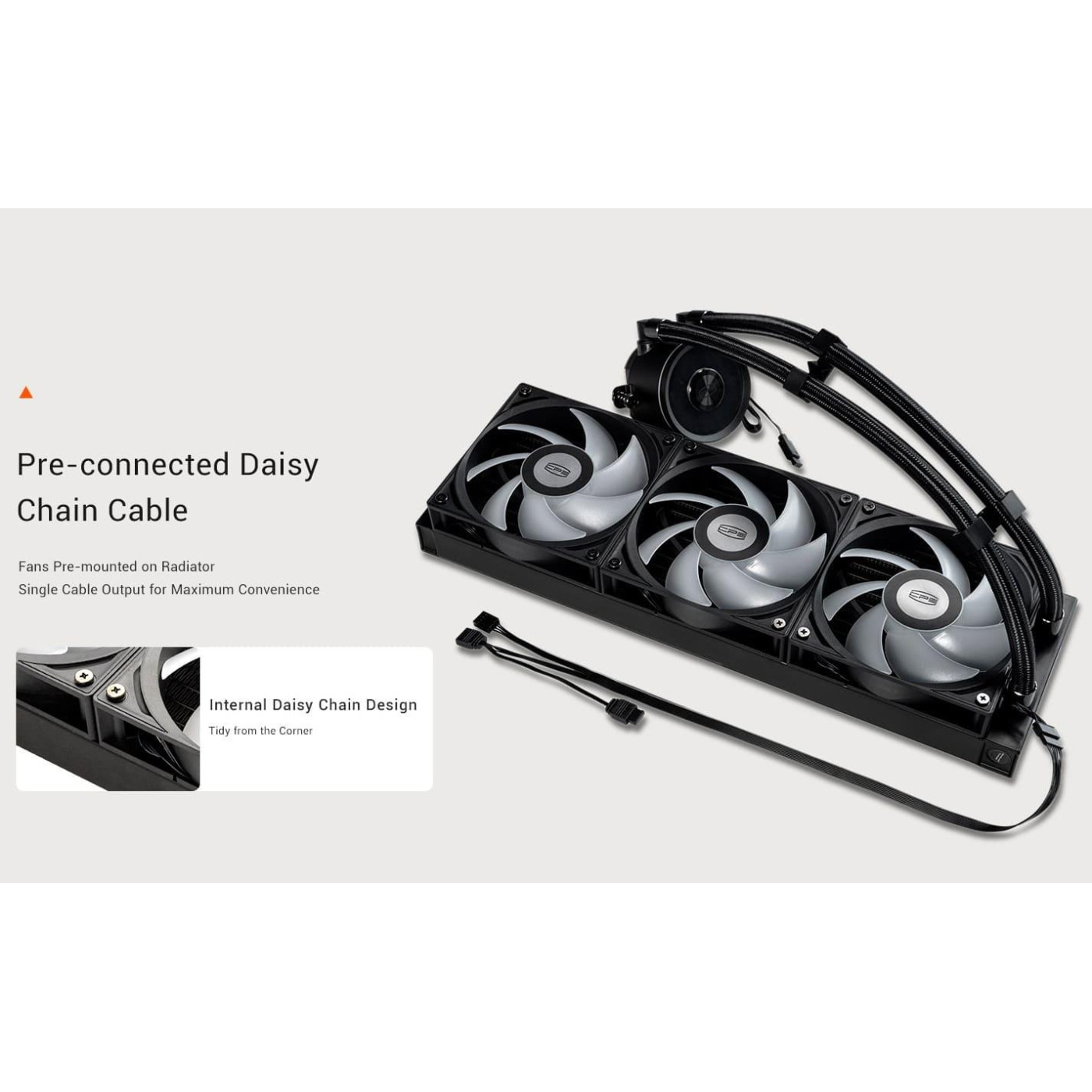 СВО PcCooler PсCOOLER DA360 PRO ARGB Black (DA360Pro-BKAWXL-GL)