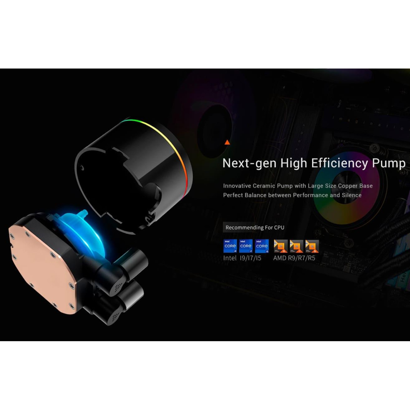 СВО PcCooler PсCOOLER DA360 PRO ARGB Black (DA360Pro-BKAWXL-GL)