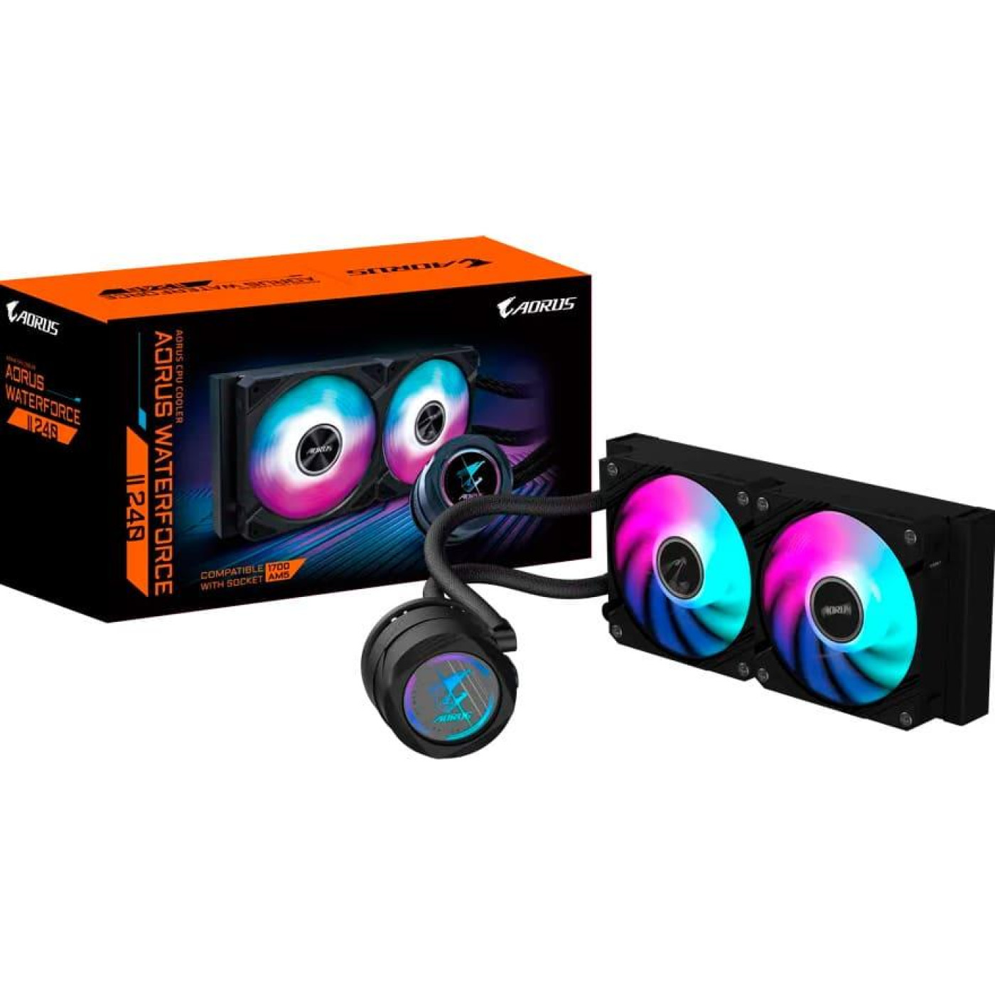 СВО Gigabyte AORUS WATERFORCE II 240 (AORUS WATERFORCE II 240) U1