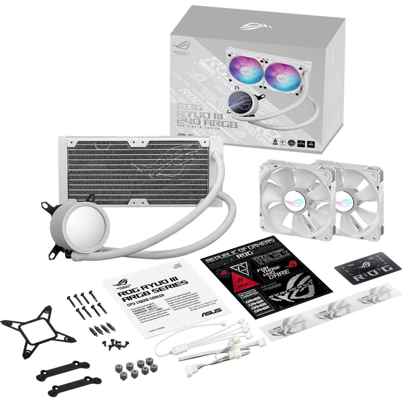 СВО ASUS ROG Ryuo III 240 ARGB White Edition (90RC00J2-M0UAY0)