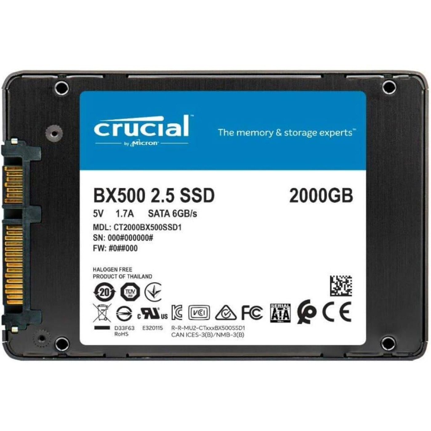 Накопитель SSD Crucial Sata 2.5