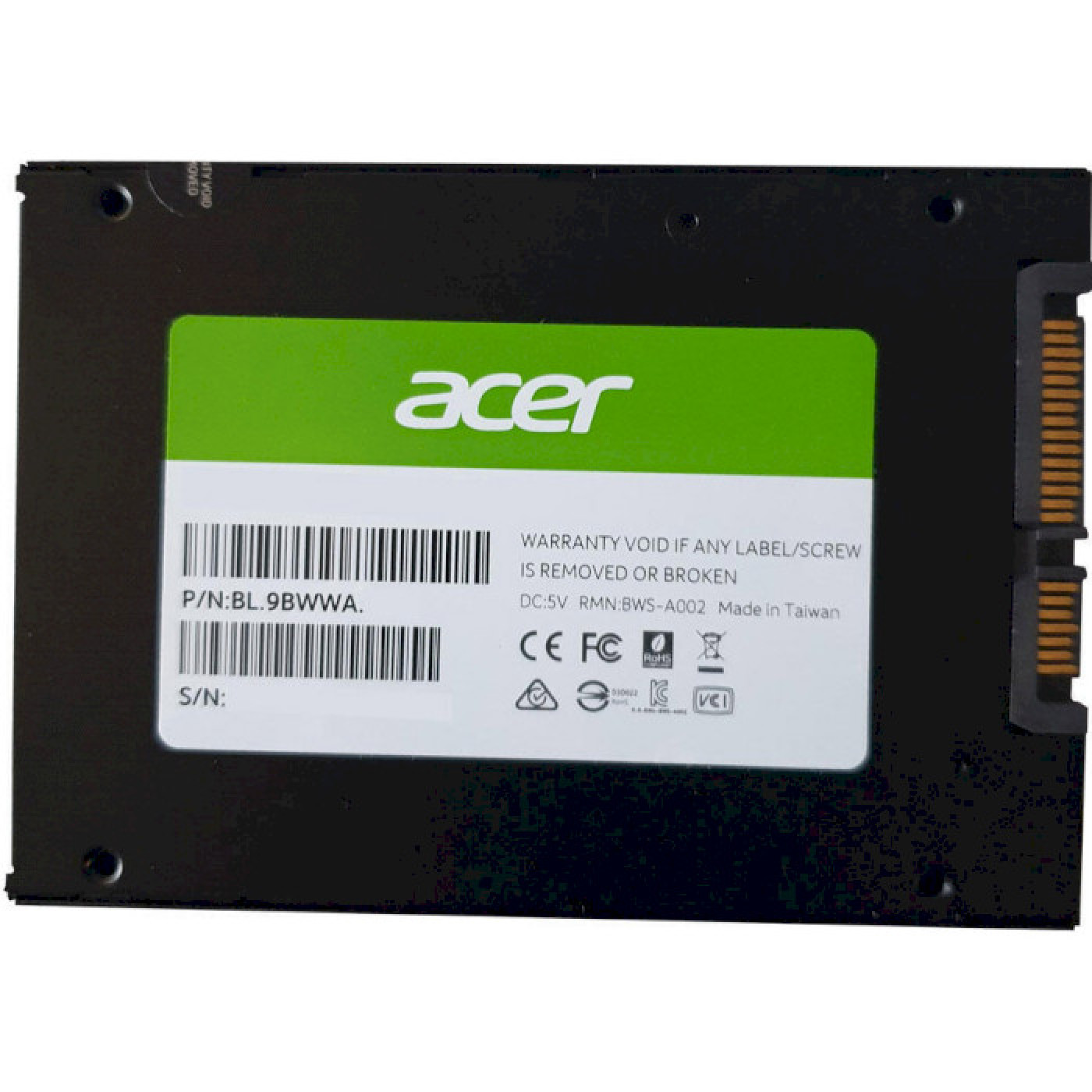 Накопичувач SSD Acer Sata 2.5