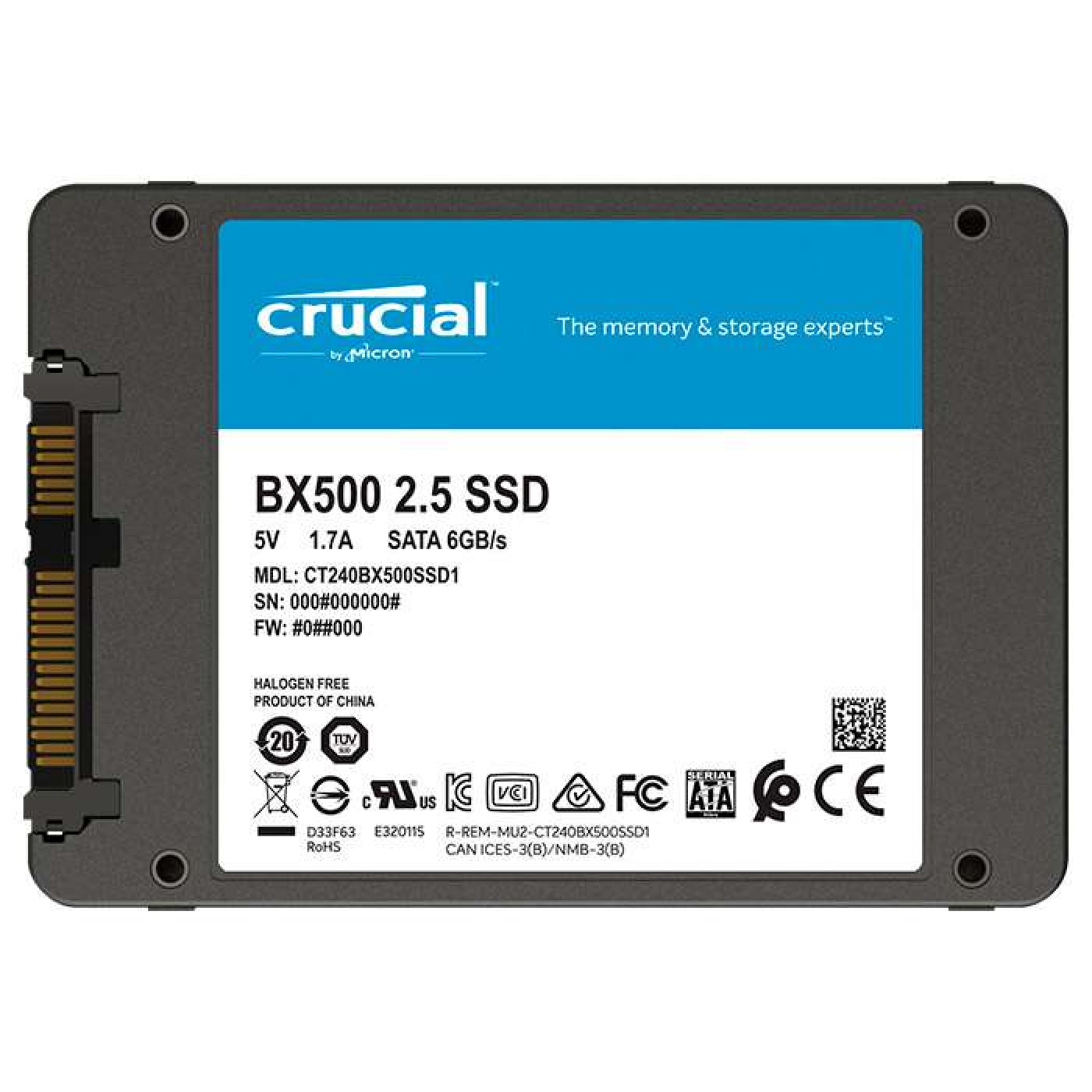 Накопитель SSD Crucial Sata 2.5