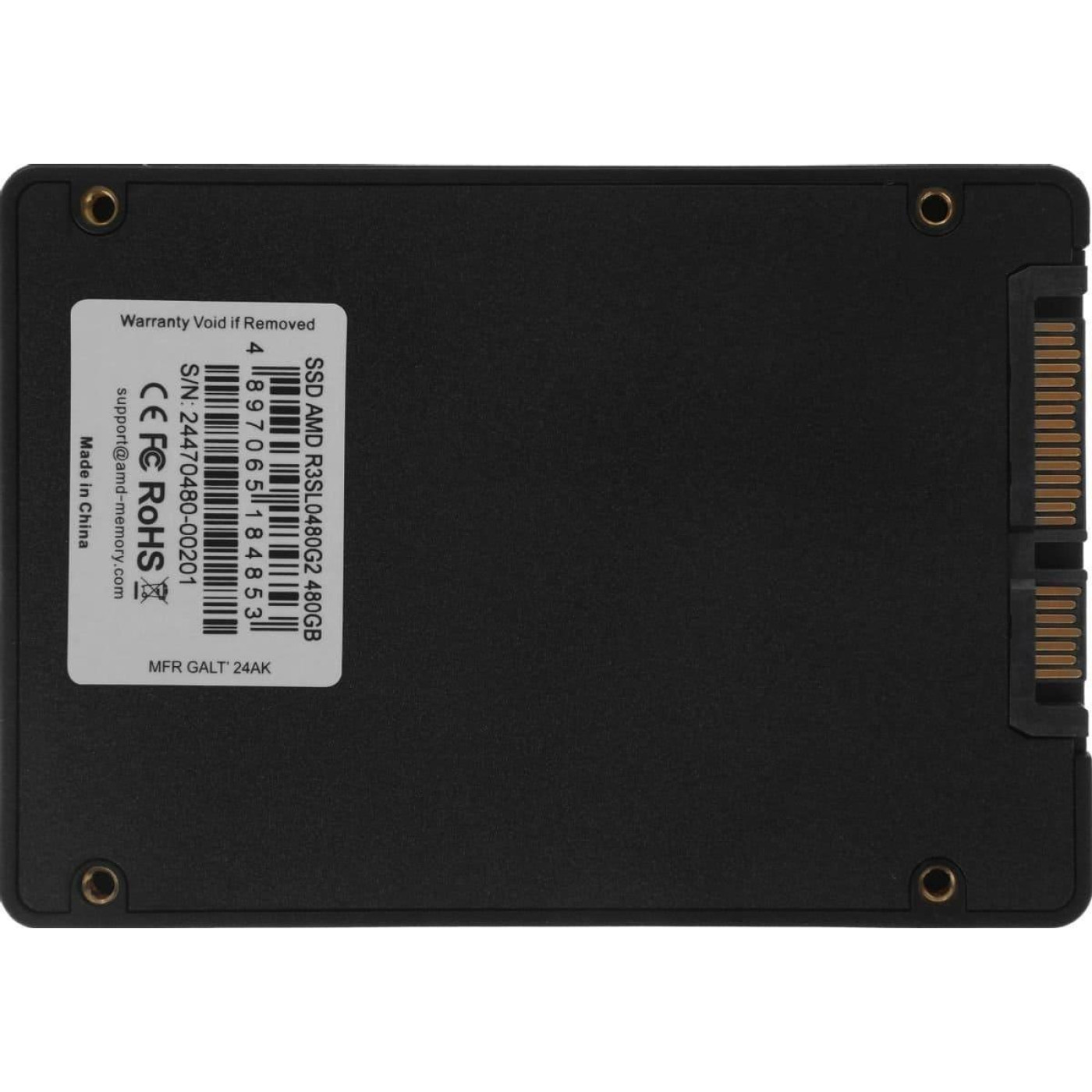 Накопитель SSD AMD Sata 2.5 480Gb Radeon R3 (R3SL0480G2)