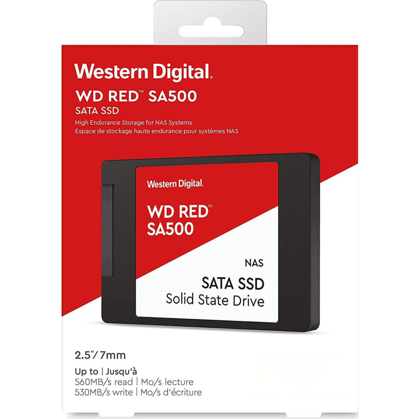 Накопитель SSD Western Digital Sata 2.5 500GB Red 500GB (WDS500G1R0A-68A4W0)