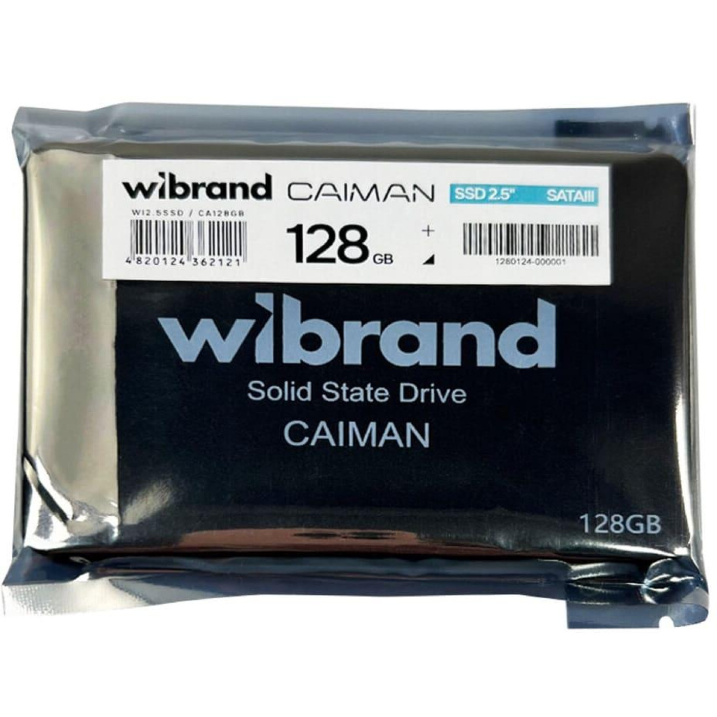 Накопитель SSD Wibrand Sata 2.5 128GB Caiman Bulk120 (WI2.5SSD/CA128GB)