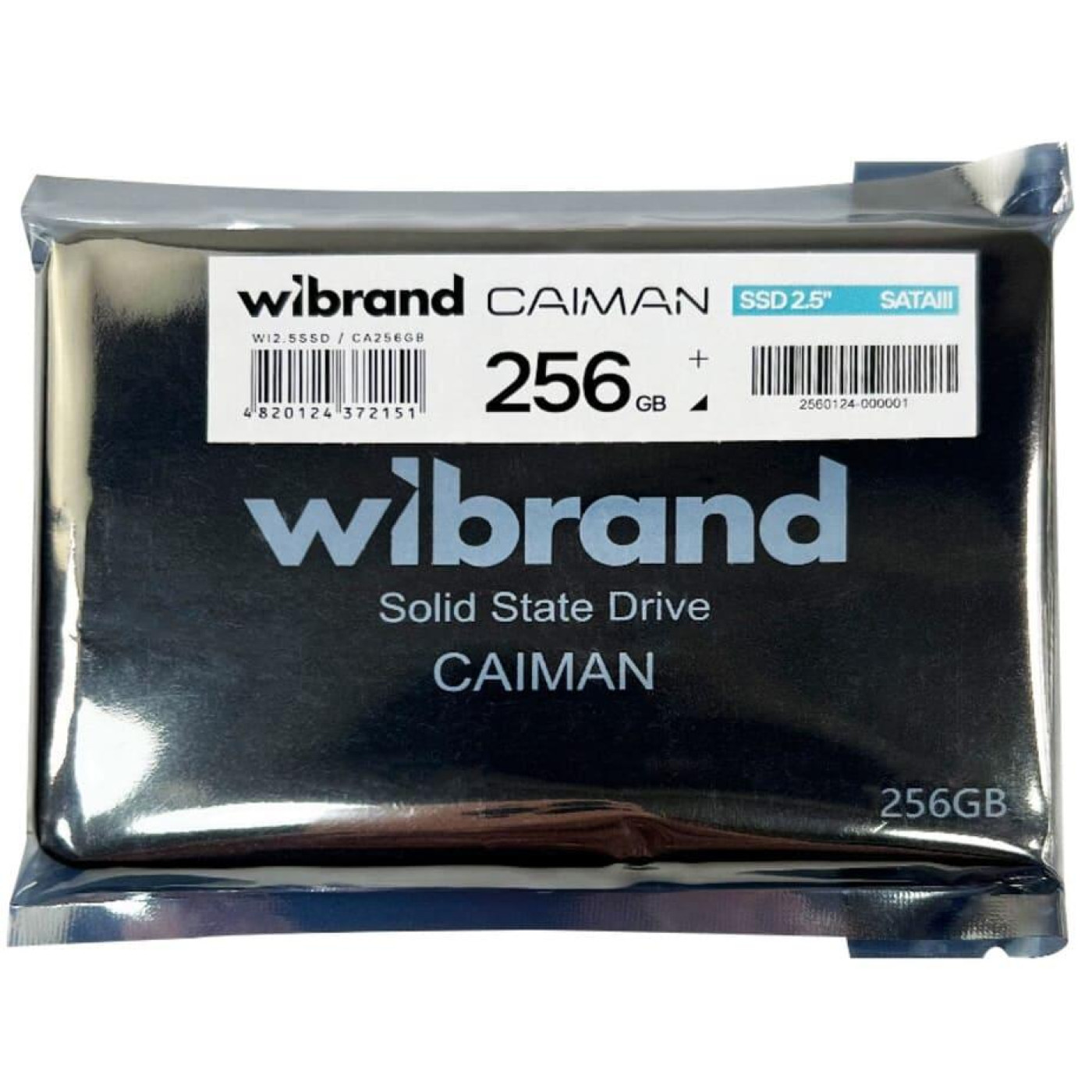 Накопитель SSD Wibrand Sata 2.5 256GB Caiman Bulk 240 250 (WI2.5SSD/CA256GB)