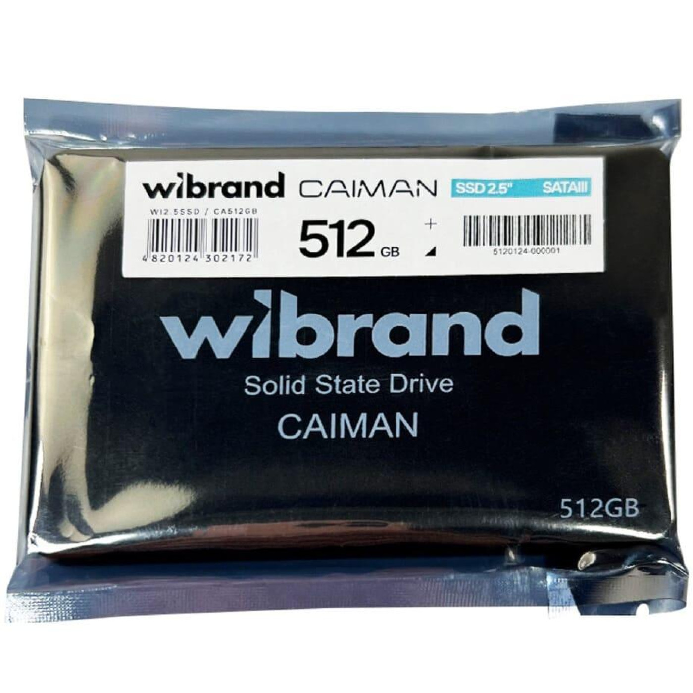 Накопитель SSD Wibrand Sata 2.5 512GB Caiman Bulk 480 500 (WI2.5SSD/CA512GB)