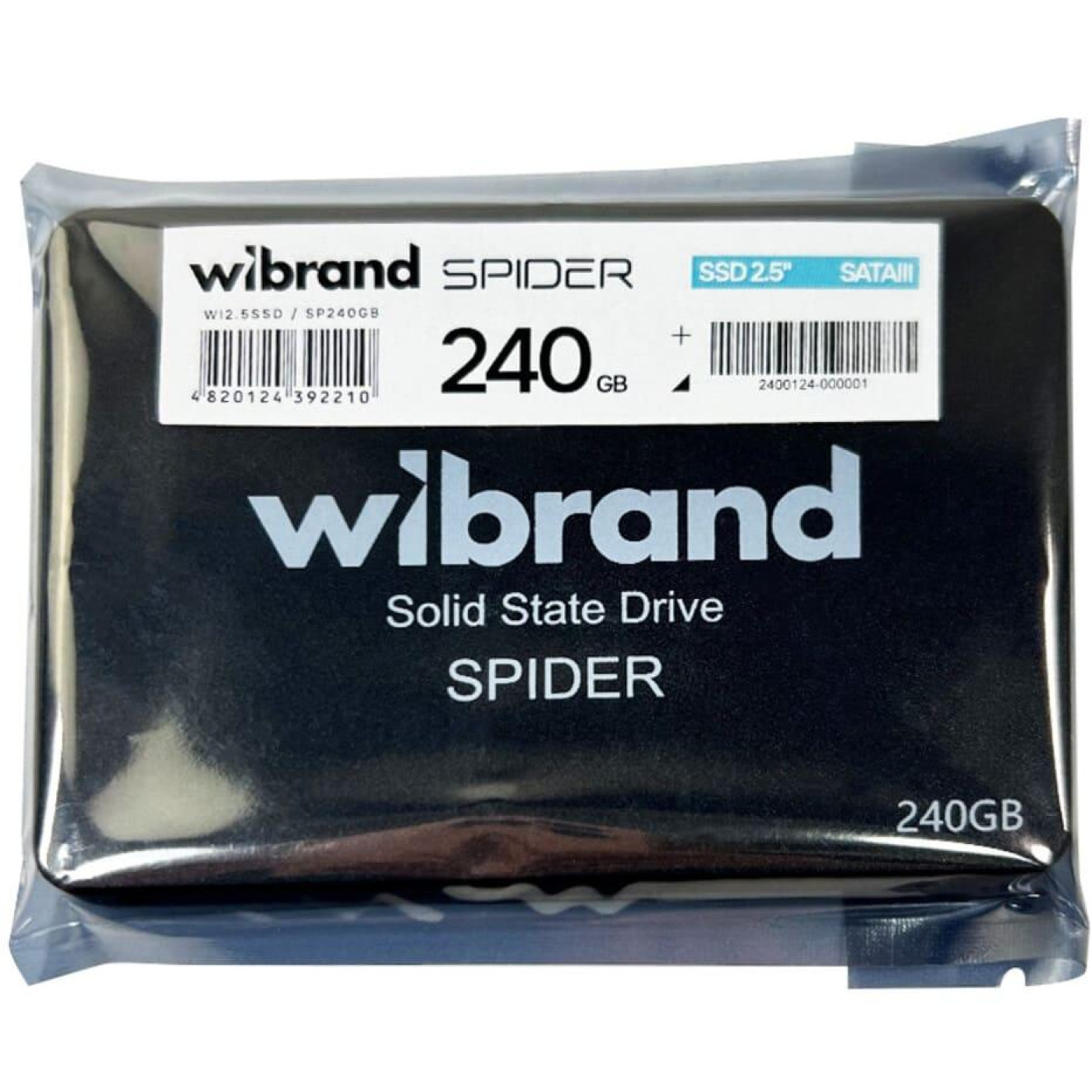 Накопитель SSD Wibrand Sata 2.5 240GB Spider Bulk 256 250 (WI2.5SSD/SP240GB)