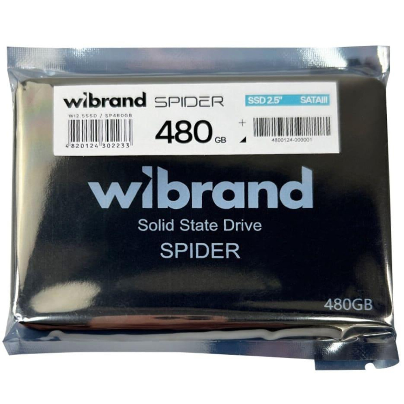 Накопичувач SSD Wibrand Sata 2.5 480GB Spider Bulk 500 512 (WI2.5SSD/SP480GB)