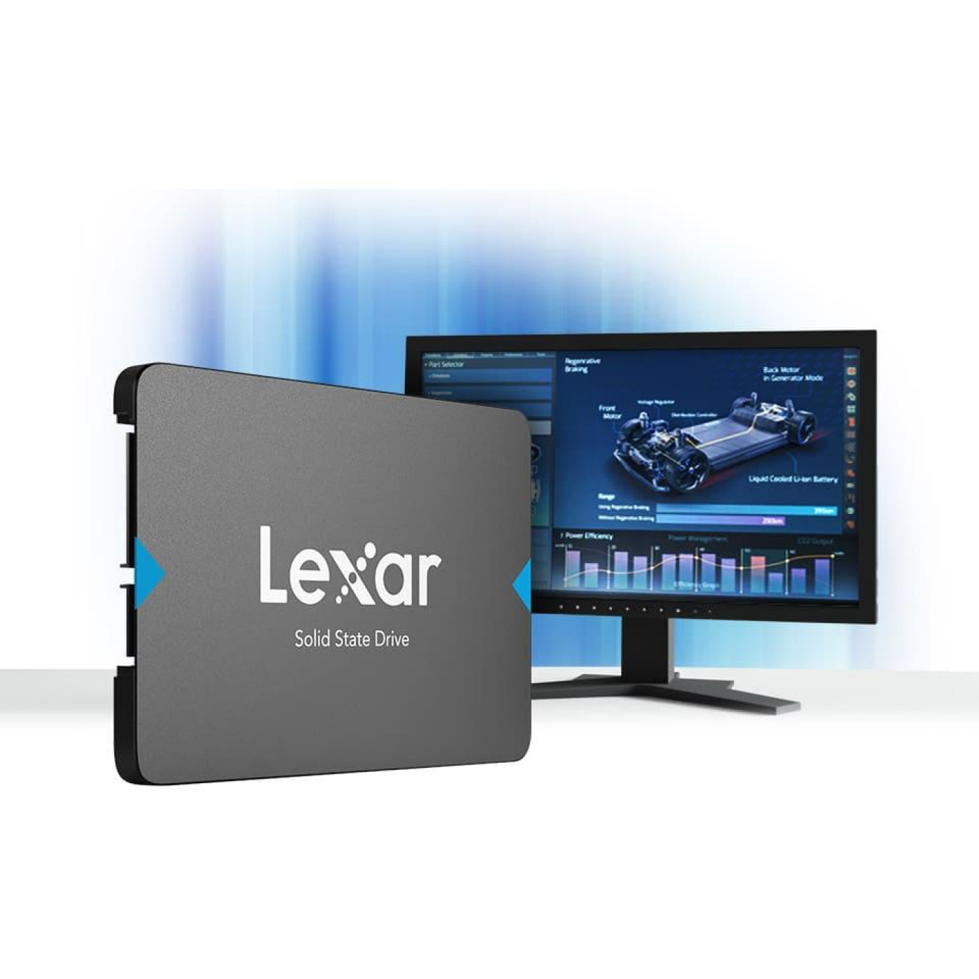 Накопичувач SSD Lexar Sata 2.5 512GB NQ100 (LNQ100X512G-RNNNG)