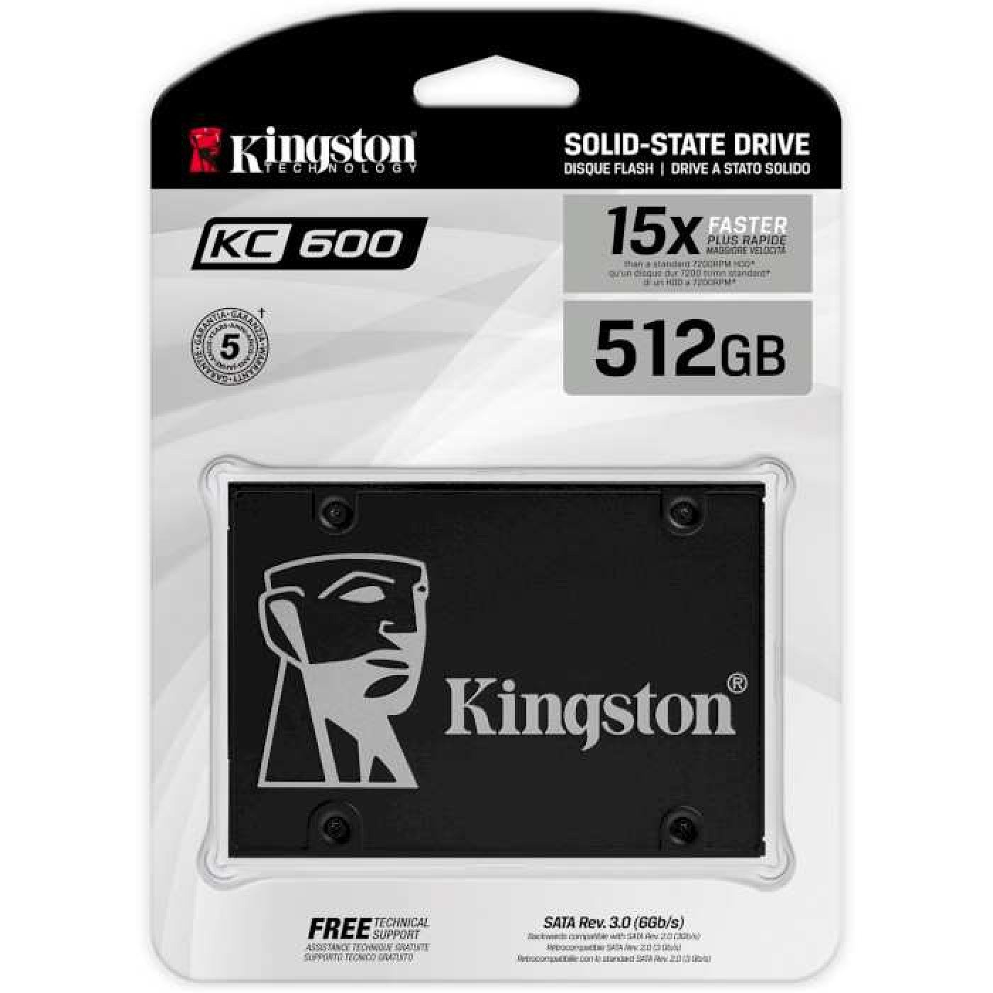 Накопичувач SSD Kingston Sata 2.5