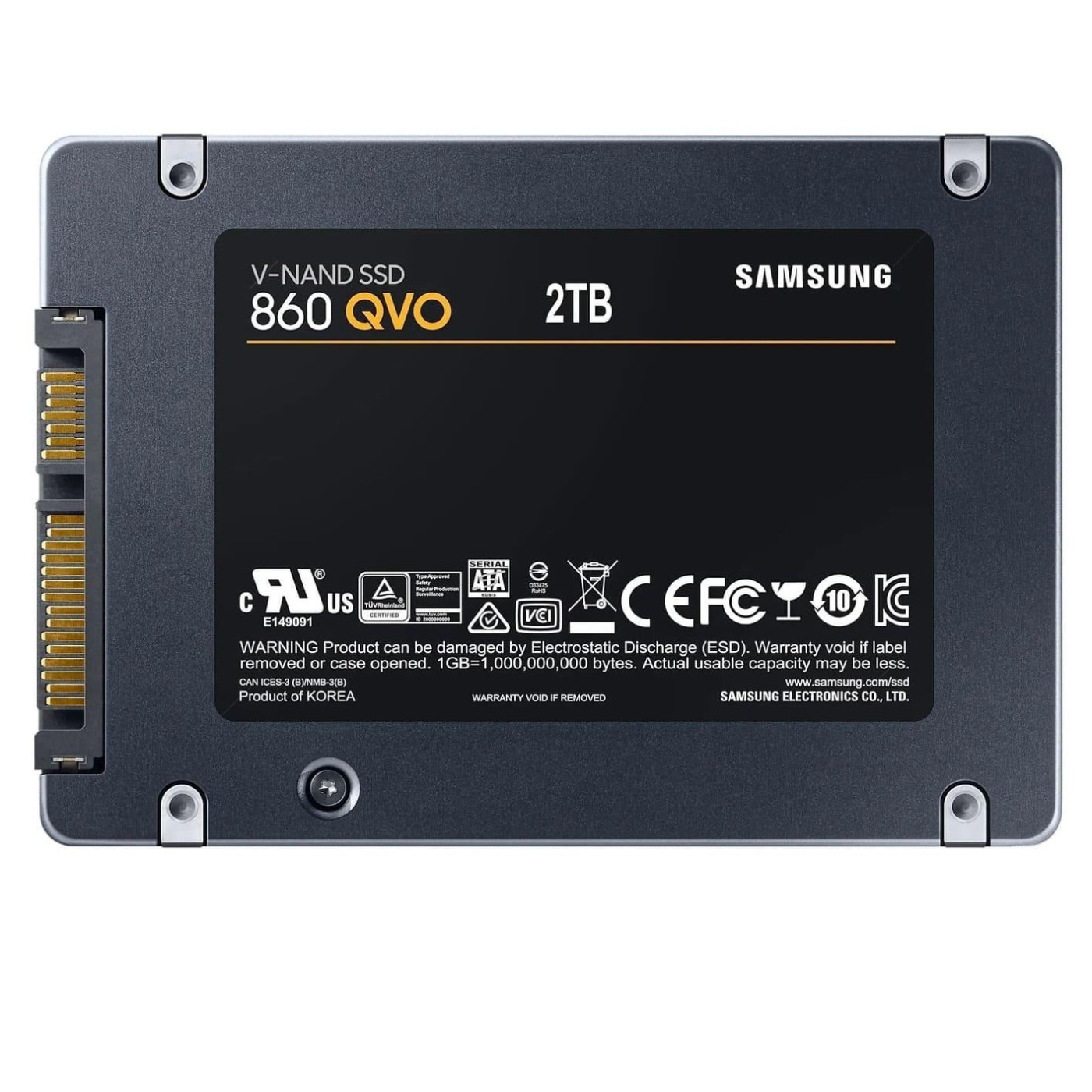 Накопичувач SSD Samsung SSD 2,5 2TB 860 QVO MJX QLC 550/520MB/s (MZ-76Q2T0BW) Б/в
