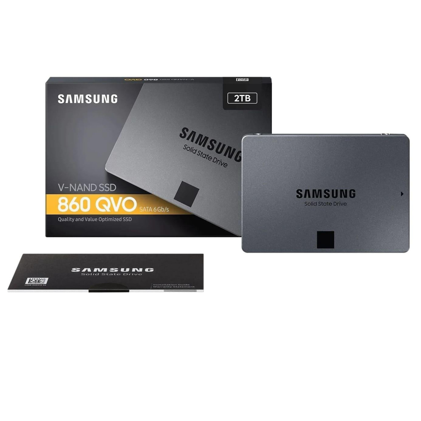 Накопичувач SSD Samsung SSD 2,5 2TB 860 QVO MJX QLC 550/520MB/s (MZ-76Q2T0BW) Б/в