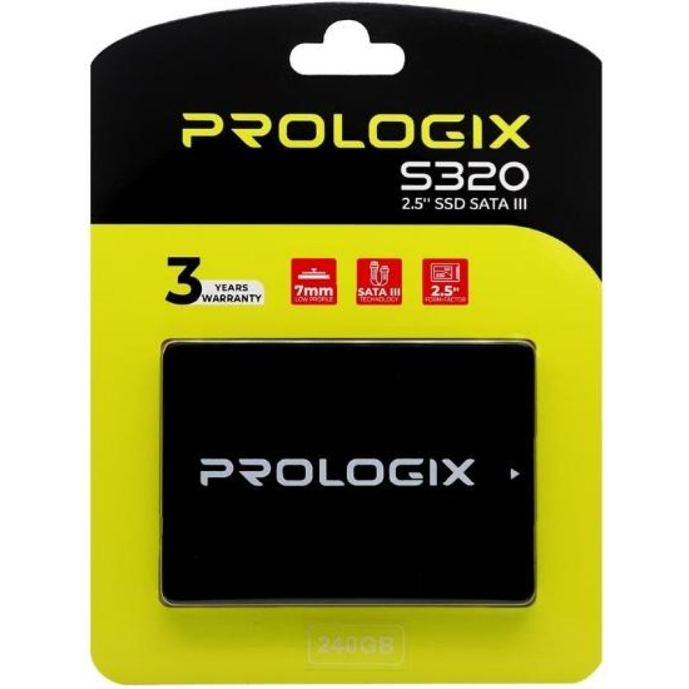 Накопичувач SSD ProLogix Sata 2.5 240GB S320 TLC 250 256 (PRO240GS320)