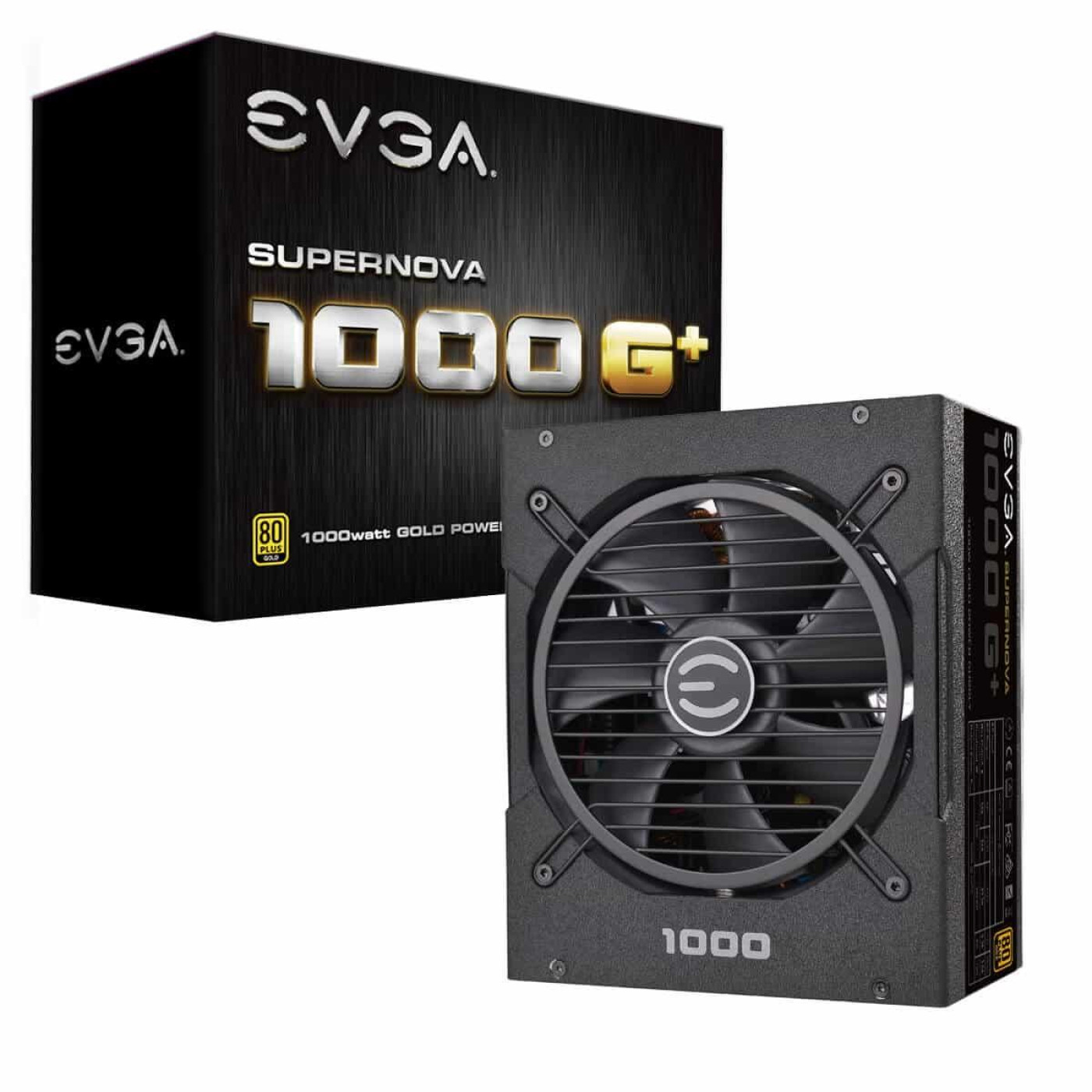 Блок живлення EVGA SuperNOVA 1000 G+ 1000W, 80 PLUS GOLD, Full modular (120-GP-1000-X1) Б/в