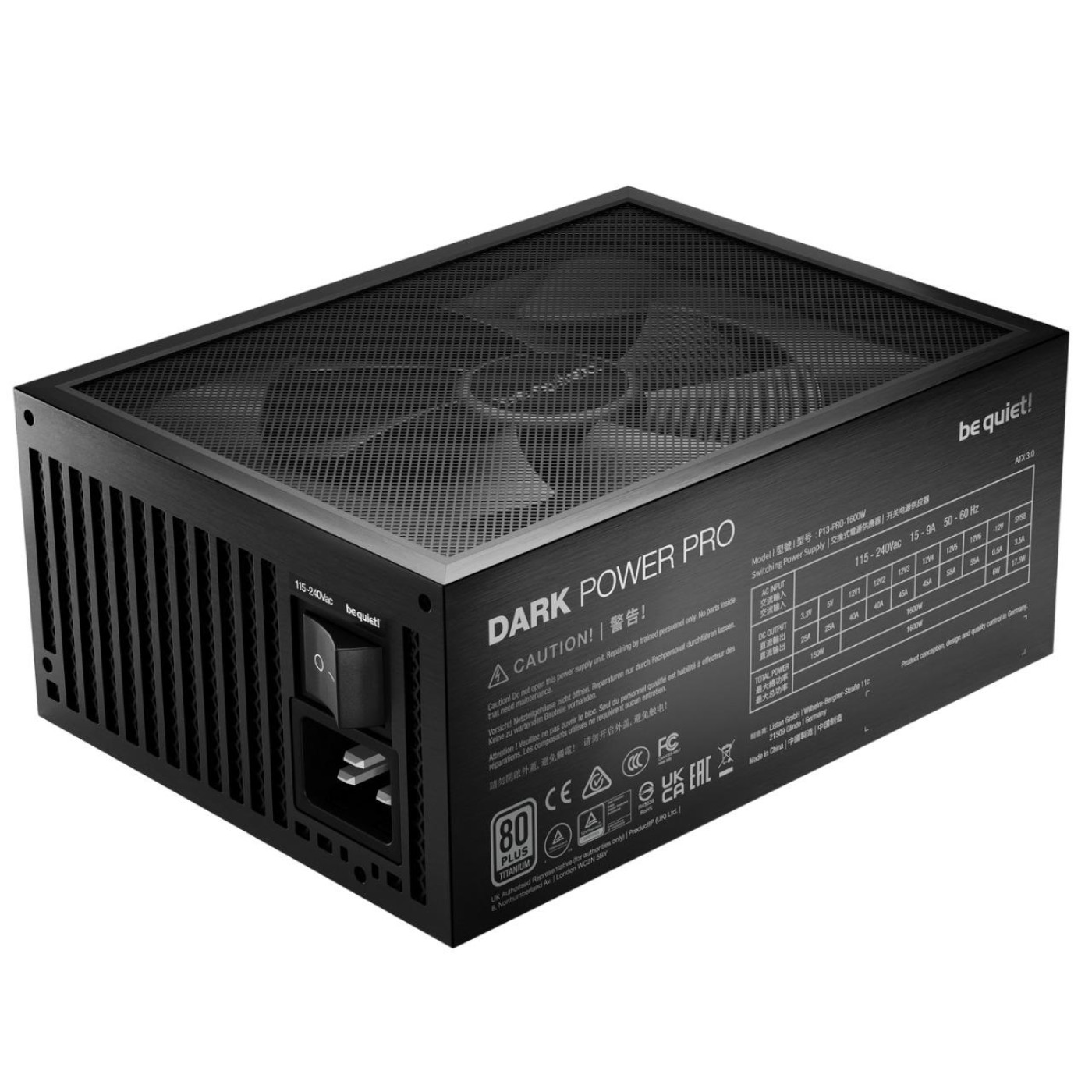 Блок живлення Be quiet! DARK POWER PRO 13 1600W (BN332)