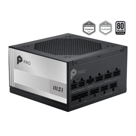 Блок живлення MSI PRO 850W PCIE5 80+ Platinum (PRO A850PL PCIE5) Black