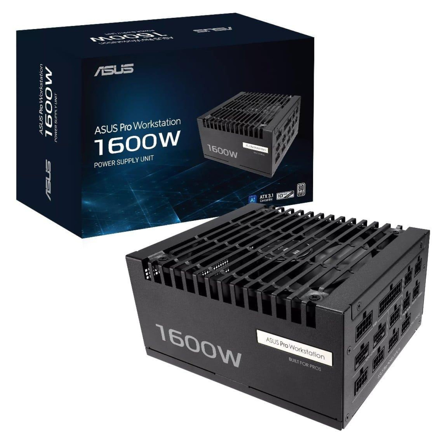 Блок живлення ASUS Pro WS 1600W 80+ Platinum (90YE00Z2-B0NA00) Black