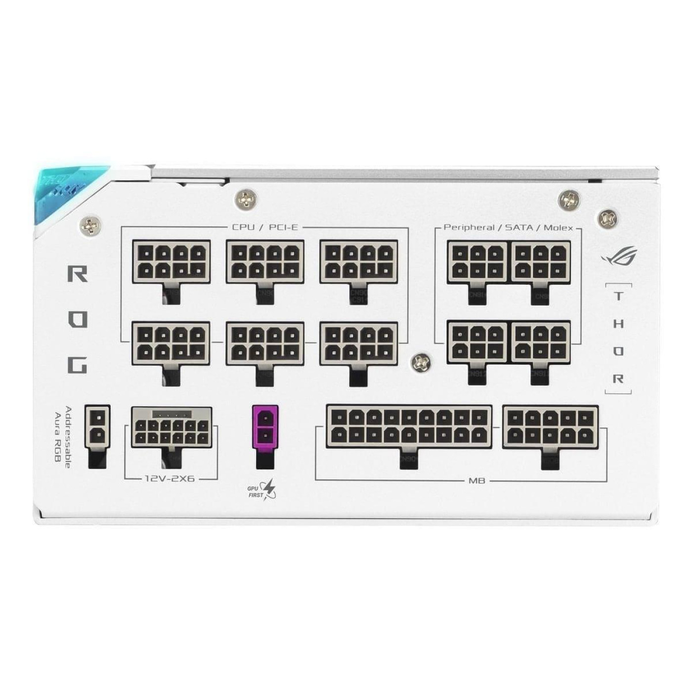 Блок живлення ASUS ROG Thor 1200W III ROG Equalizer 80+ Platinum (90YE00V9-B0NA00) White