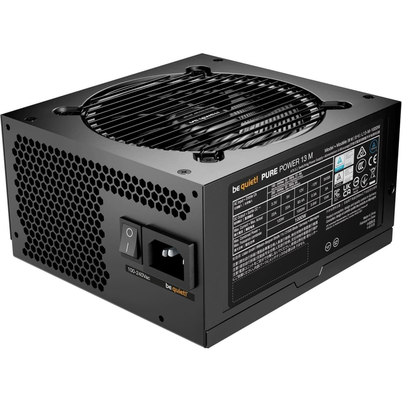 Блок живлення Be quiet! Pure Power 13 M 1000W (BP028EU)