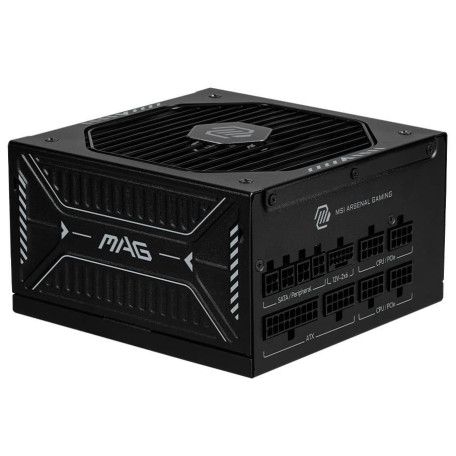 Блок живлення MSI MAG A1000GLS 1000W ATX 3.1 80+ Gold (MAG A1000GLS PCIE5) Black