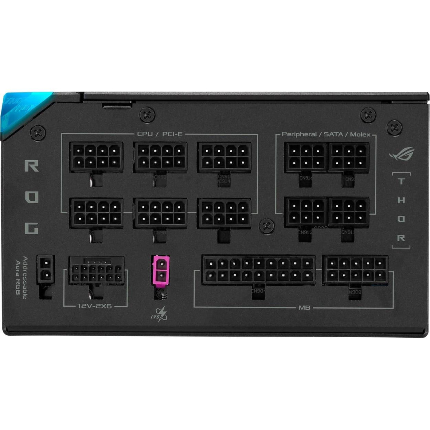 Блок живлення ASUS ROG THOR 1000W ATX 3.1 80+ Platinum (90YE00V3-B0NA00) Black