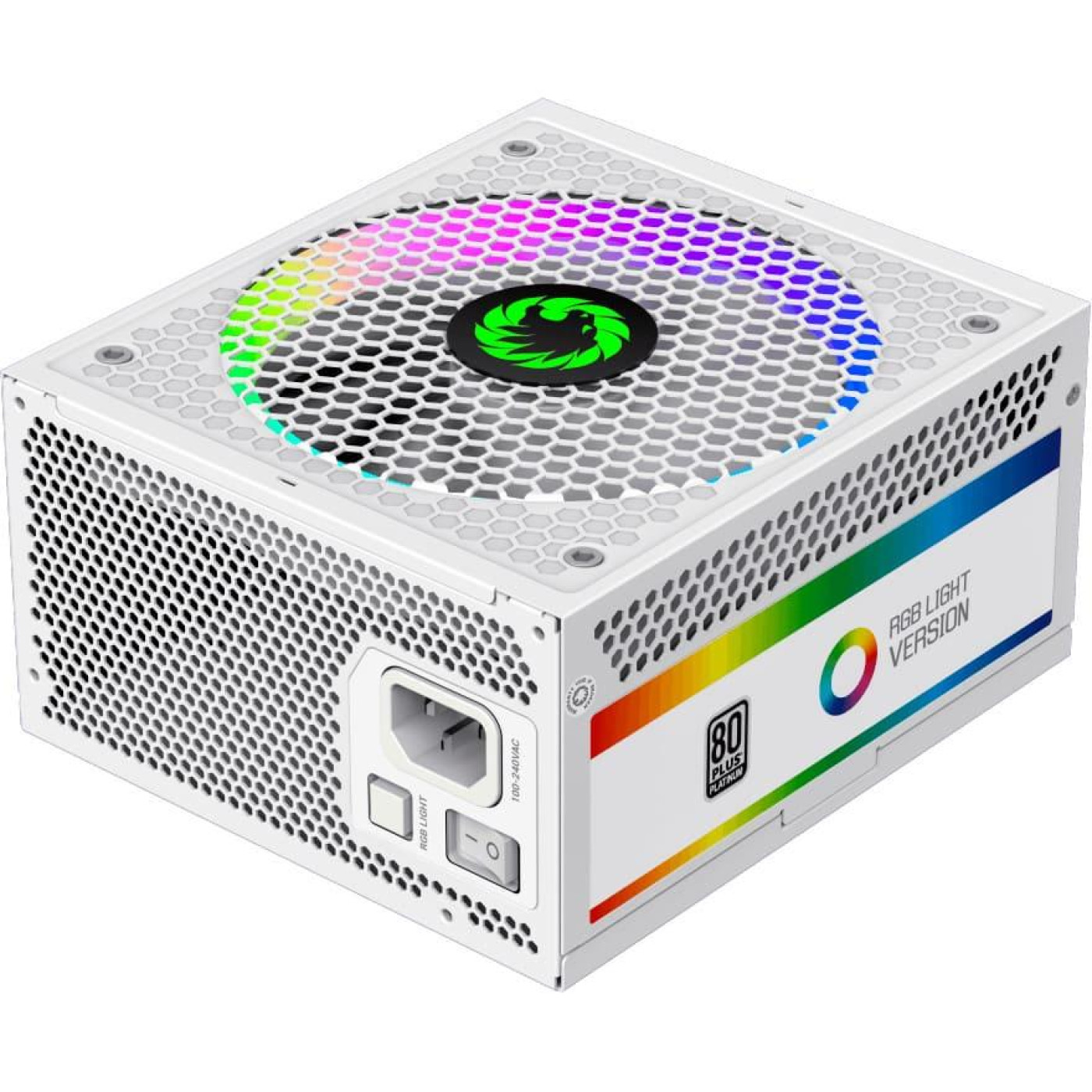 Блок живлення GameMax 1300W ATX3.1 80+ Platinum RGB White (RGB-1300 WH (ATX3.0/3.1 PCIe5.)