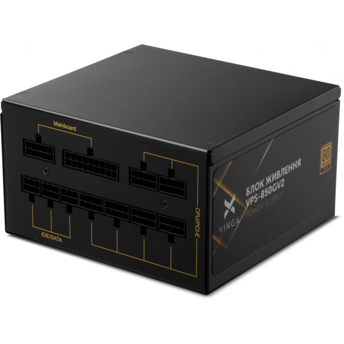 Блок питания Vinga 850W 80+ Gold (VPS-850GV2) Black