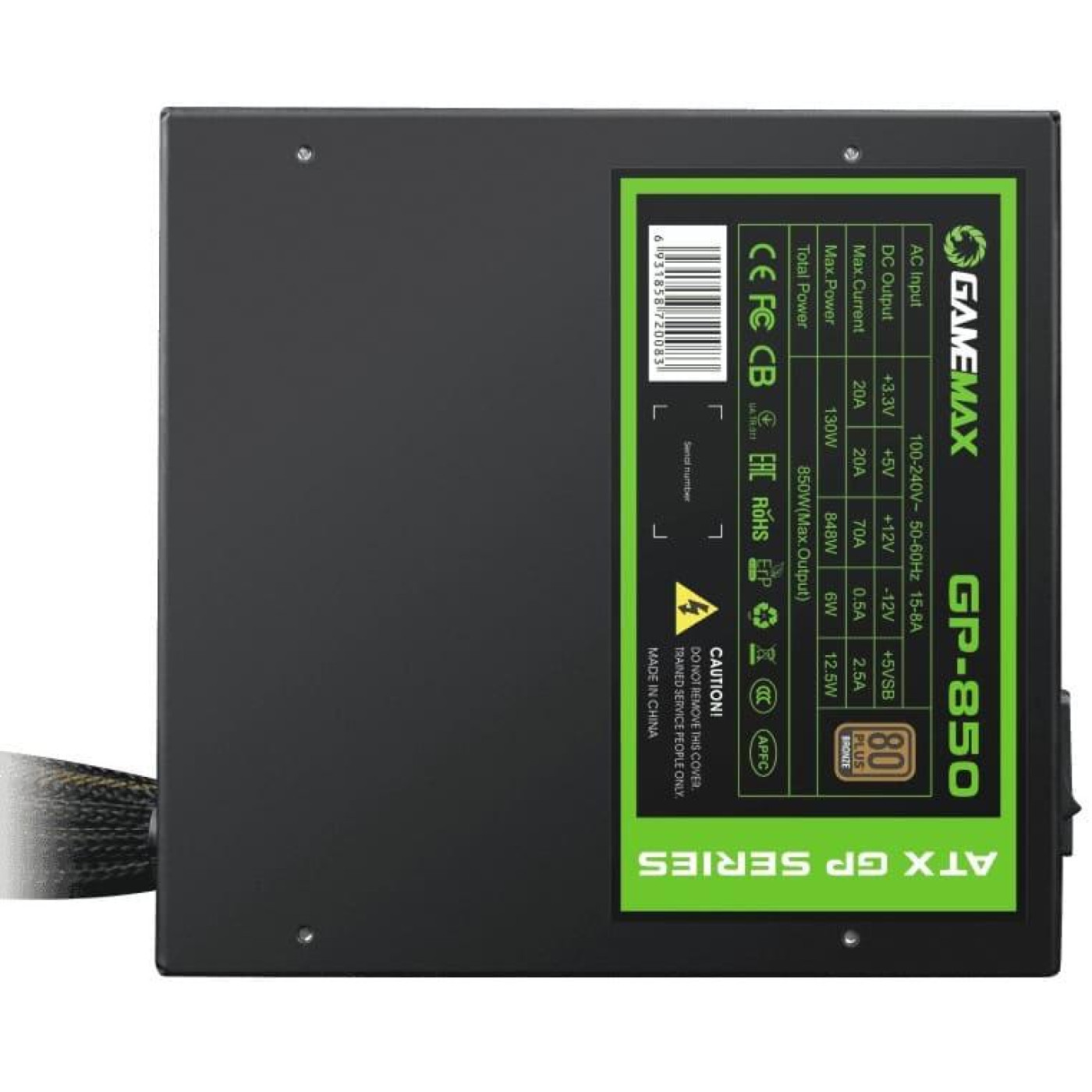 Блок питания GameMax 850W (GP-850) Б/у