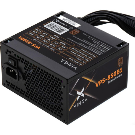 Блок живлення Vinga 850W 80+ Bronze (VPS-850B1)
