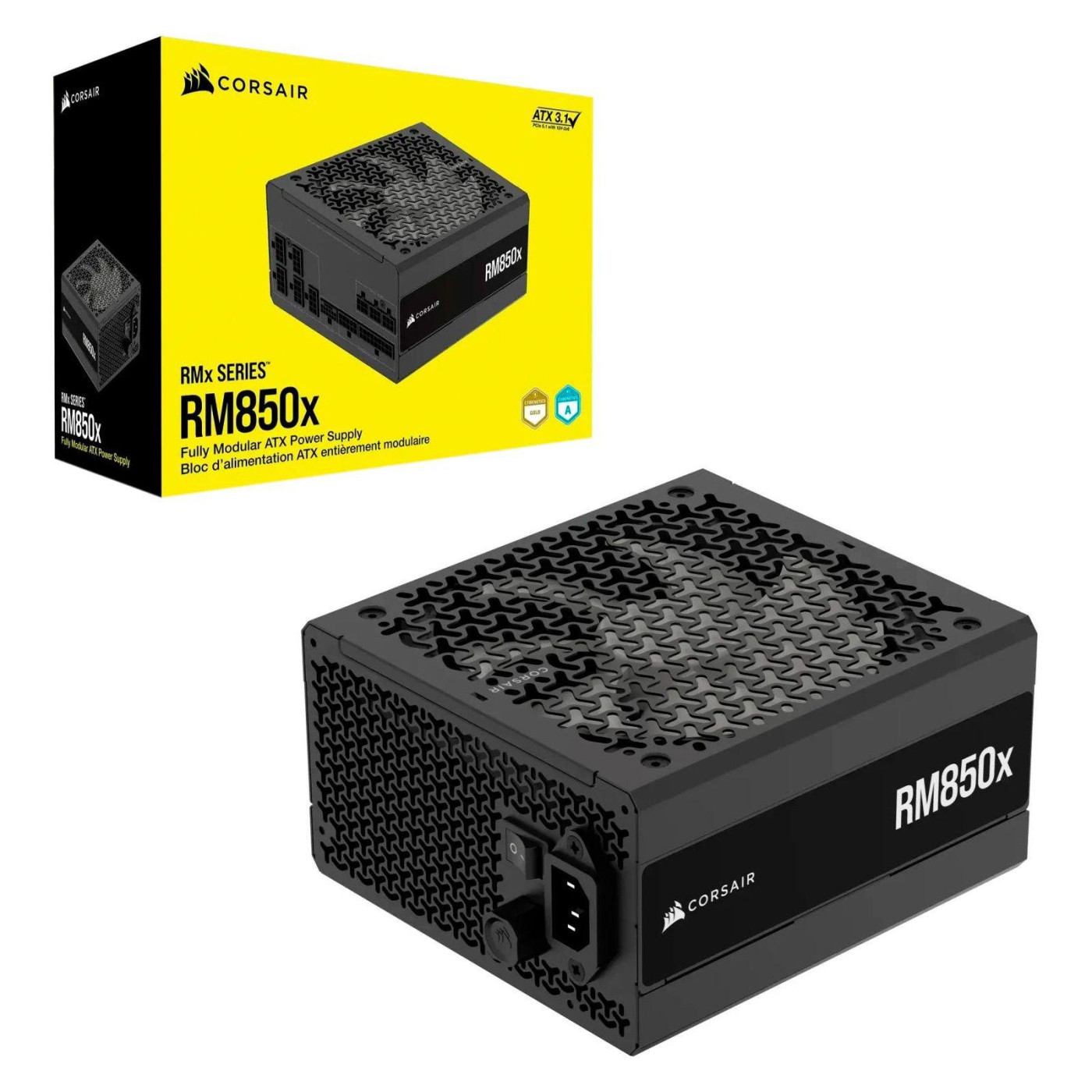 Блок живлення Corsair 850W RM850x 80+ Gold (CP-9020270-EU) Black