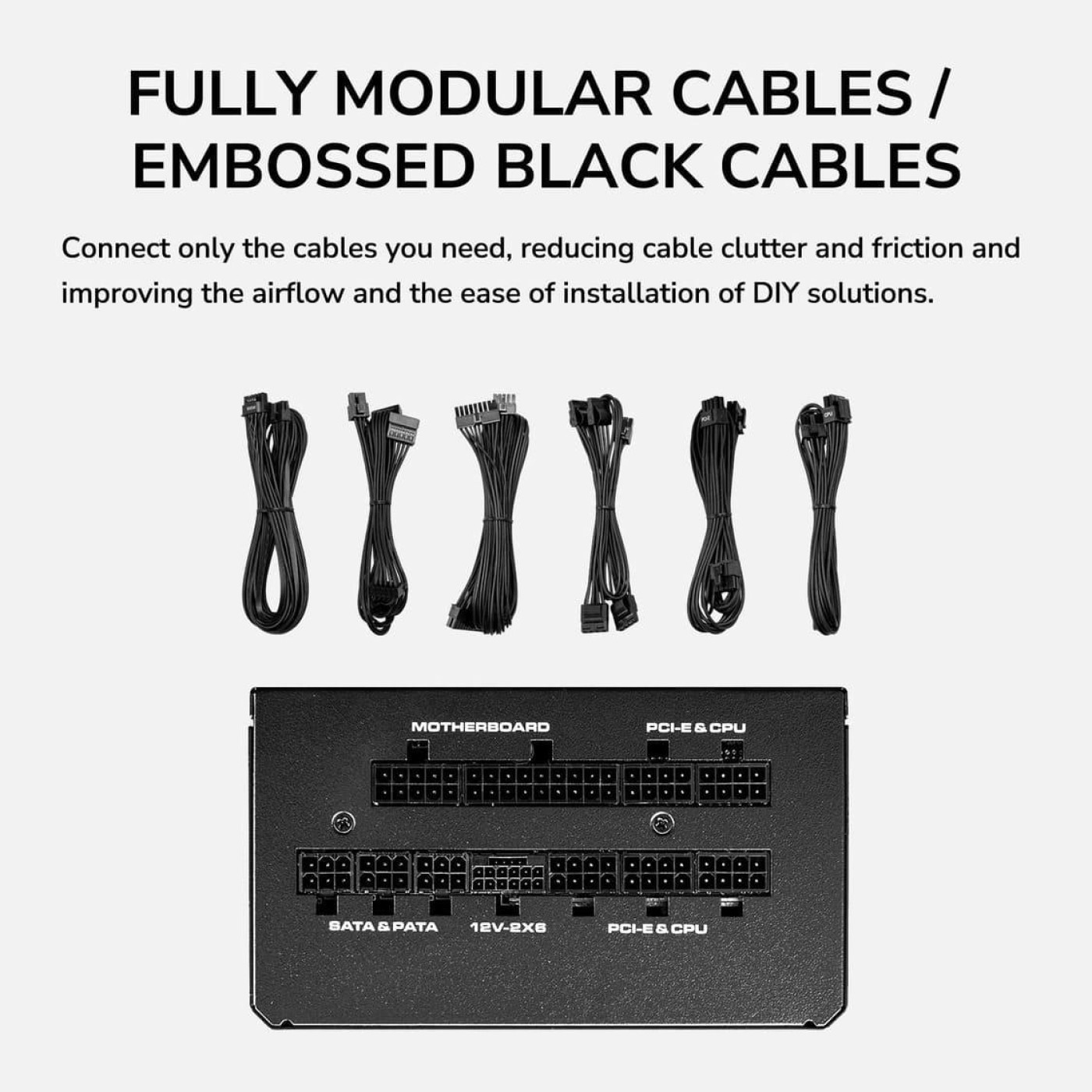 Блок живлення Cougar GEX PRO 850 850w ATX 3.1 80+ Gold Modular (GEX PRO 850)