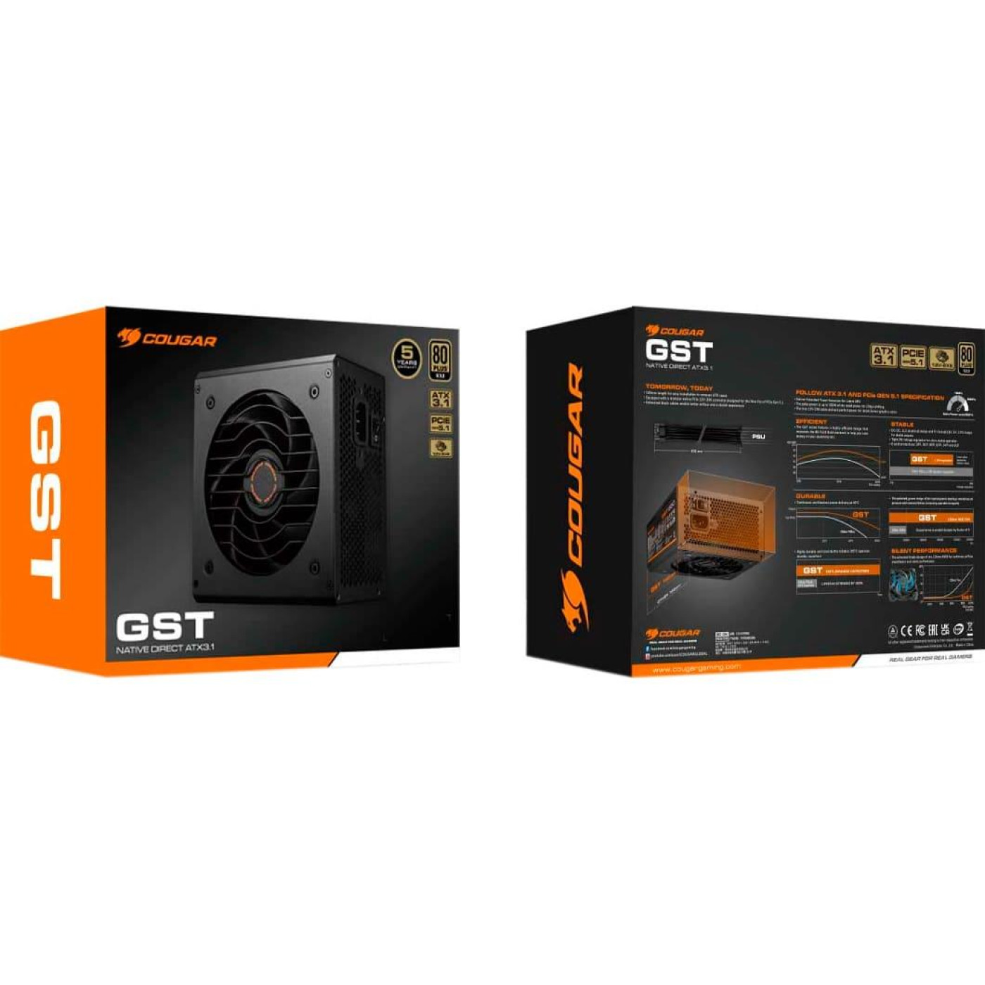 Блок живлення Cougar GST 850W (GST850) (GST 850)