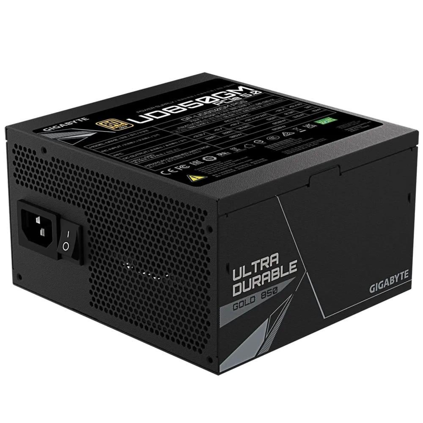 Блок живлення Gigabyte 850W ATX 3.0 80 PLUS Gold (GP-UD850GM PG5)