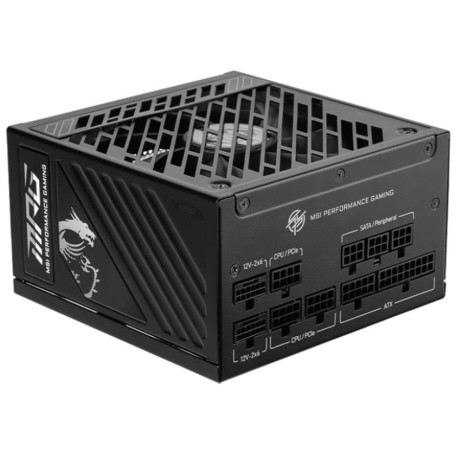 Блок живлення MSI MPG 1000W PCIE5 80+ Gold (MPG A1000GS PCIE5) Black