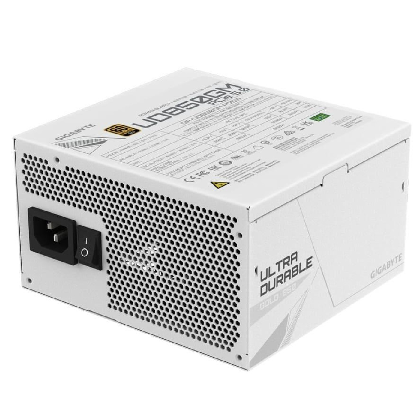 Блок питания GIGABYTE UD850GM PG5W 850W 80+ Gold (UD850GM PG5W) White Б/у